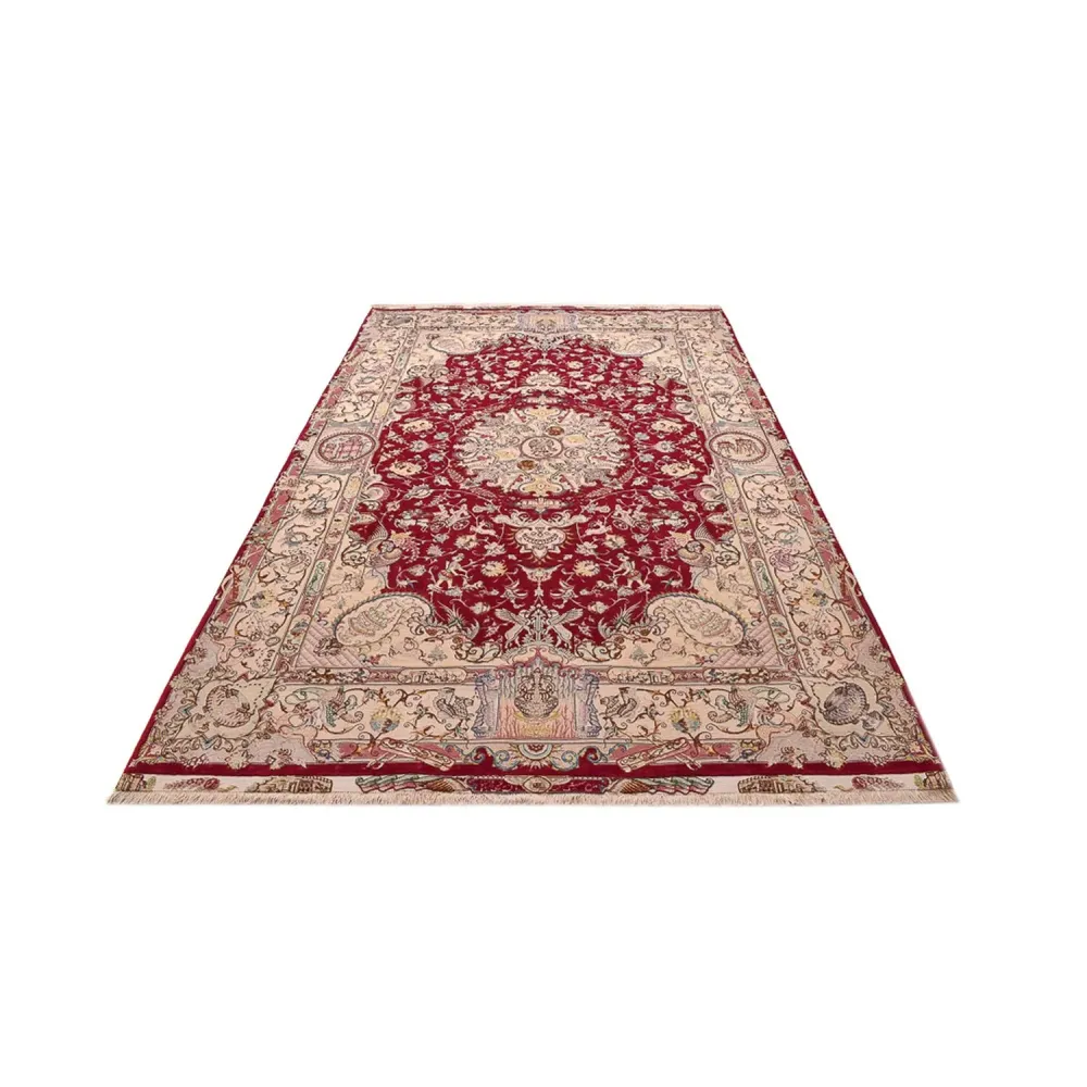 Perserteppich - Täbriz - Royal - 305 x 198 cm - rot