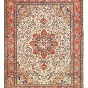 Perserteppich - Täbriz - Royal - 385 x 300 cm - rost