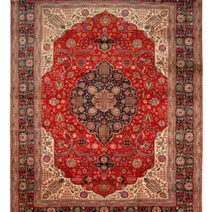 Perserteppich - Täbriz - Royal - 490 x 352 cm - rot