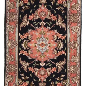Perserteppich - Täbriz - Royal 90 x 60 cm - dunkelblau