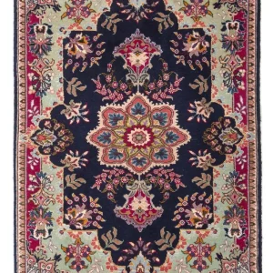 Perserteppich - Täbriz - Royal 90 x 60 cm - dunkelblau