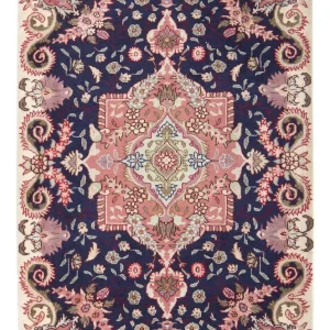 Perserteppich - Täbriz - Royal 90 x 60 cm - dunkelblau