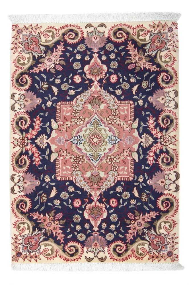 Perserteppich - Täbriz - Royal 90 x 60 cm - dunkelblau