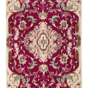 Perserteppich - Täbriz - Royal 90 x 60 cm - dunkelrot