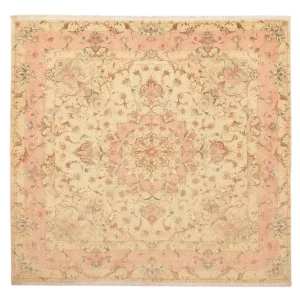 Perserteppich - Täbriz - Royal quadratisch - 248 x 242 cm - hellbeige