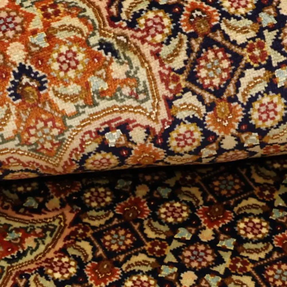 Perserteppich - Täbriz - Royal - Royal - 153 x 101 cm - dunkelbeige