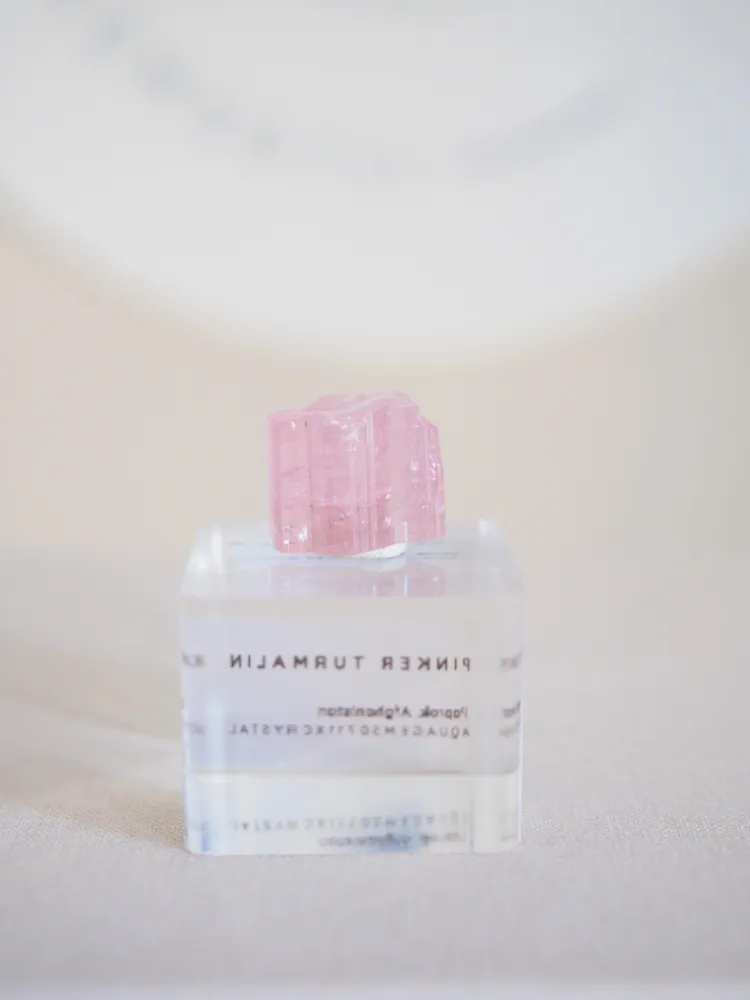 Pinker Turmalin - aus Paprok Afghanistan