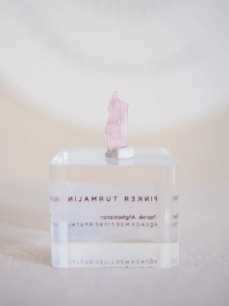Pinker Turmalin - aus Paprok Afghanistan