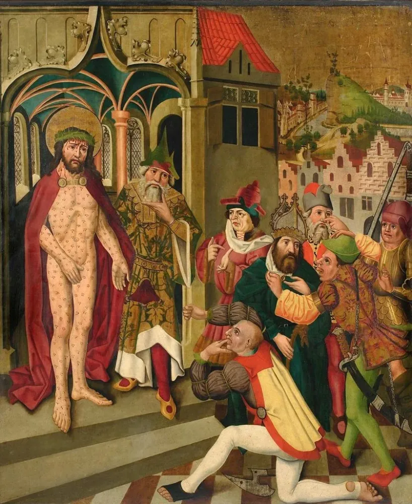 Polyptych von Legnica: Anbetung der Könige - Mikołaj Obilman | Kunstdruck
