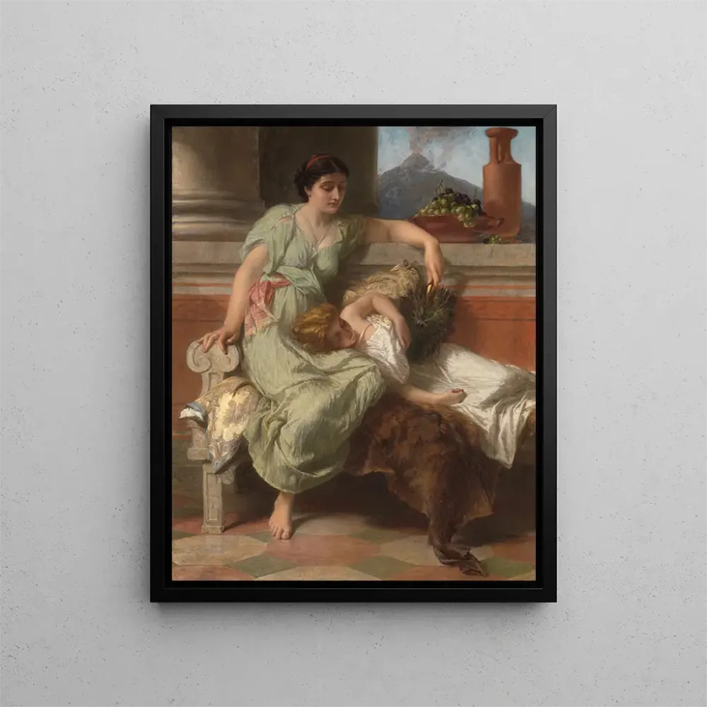Pompéi-Gemälde 79 nach J.-C. - Alfred Elmore | Kunstdruck