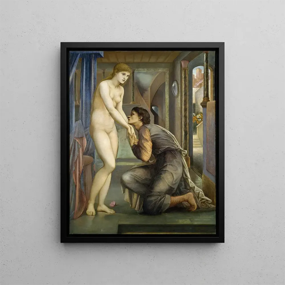 Pygmalion und das Bild, L’âme erreicht - Sir Edward Coley Burne - Jones | Kunstdruck