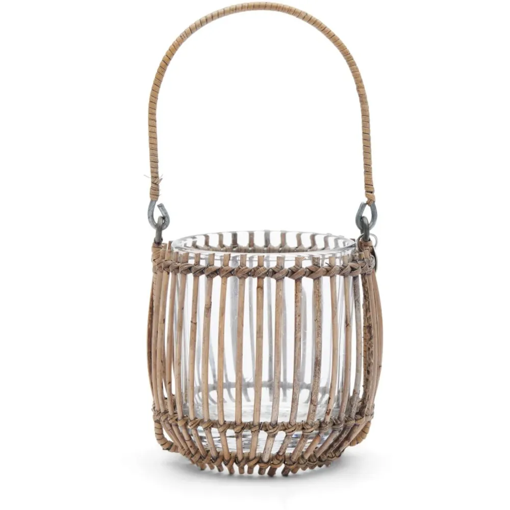 Rivièra Maison Rustic Rattan Vertical Teelichthalter