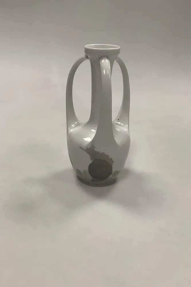 Royal Copenhagen Art Nouveau 3 Hankevase med Snegle motiv No 202/60B