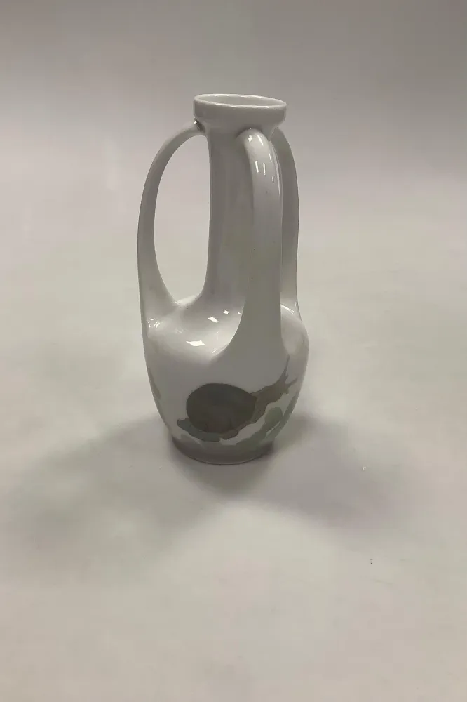 Royal Copenhagen Art Nouveau 3 Hankevase med Snegle motiv No 202/60B
