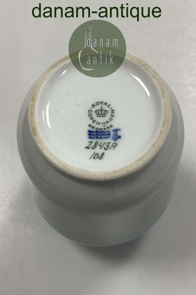 Royal Copenhagen Art Nouveau Vase - Landsbykirke No. 2843A/108