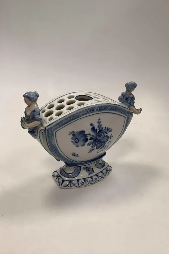 Royal Copenhagen Blaue Blume Geschweißte Bouquetière Nr. 1572