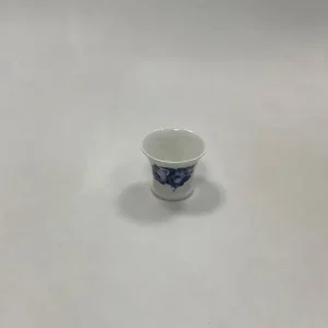 Royal Copenhagen Blaue geflochtene Blumenvase Nr. 8214