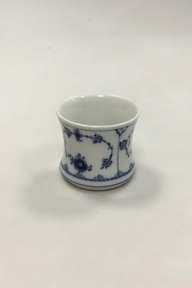 Royal Copenhagen Blaue kannelierte Vase Nr. 2158