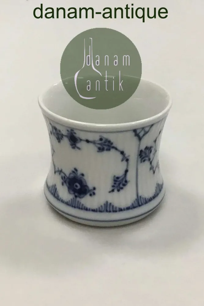 Royal Copenhagen Blaue kannelierte Vase Nr. 2158
