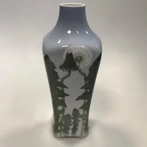 Royal Copenhagen Jugendstil Vase grün Nr 211 / 247