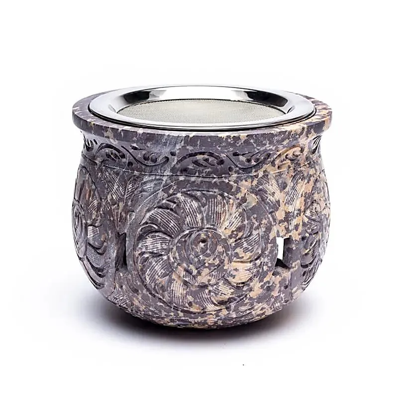 Räuchergefäß & Duftlampe Speckstein – Große Qualität – Naturstein