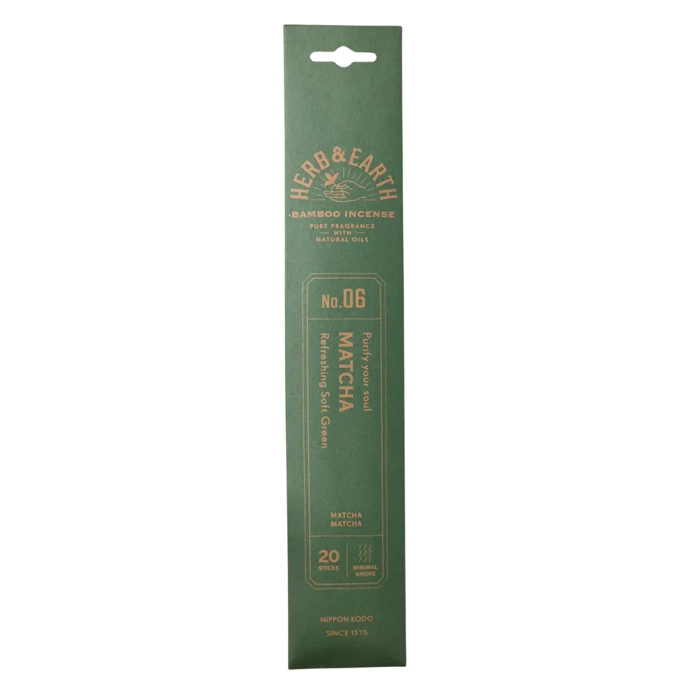 Räucherstäbchen Matcha - Herb & Earth