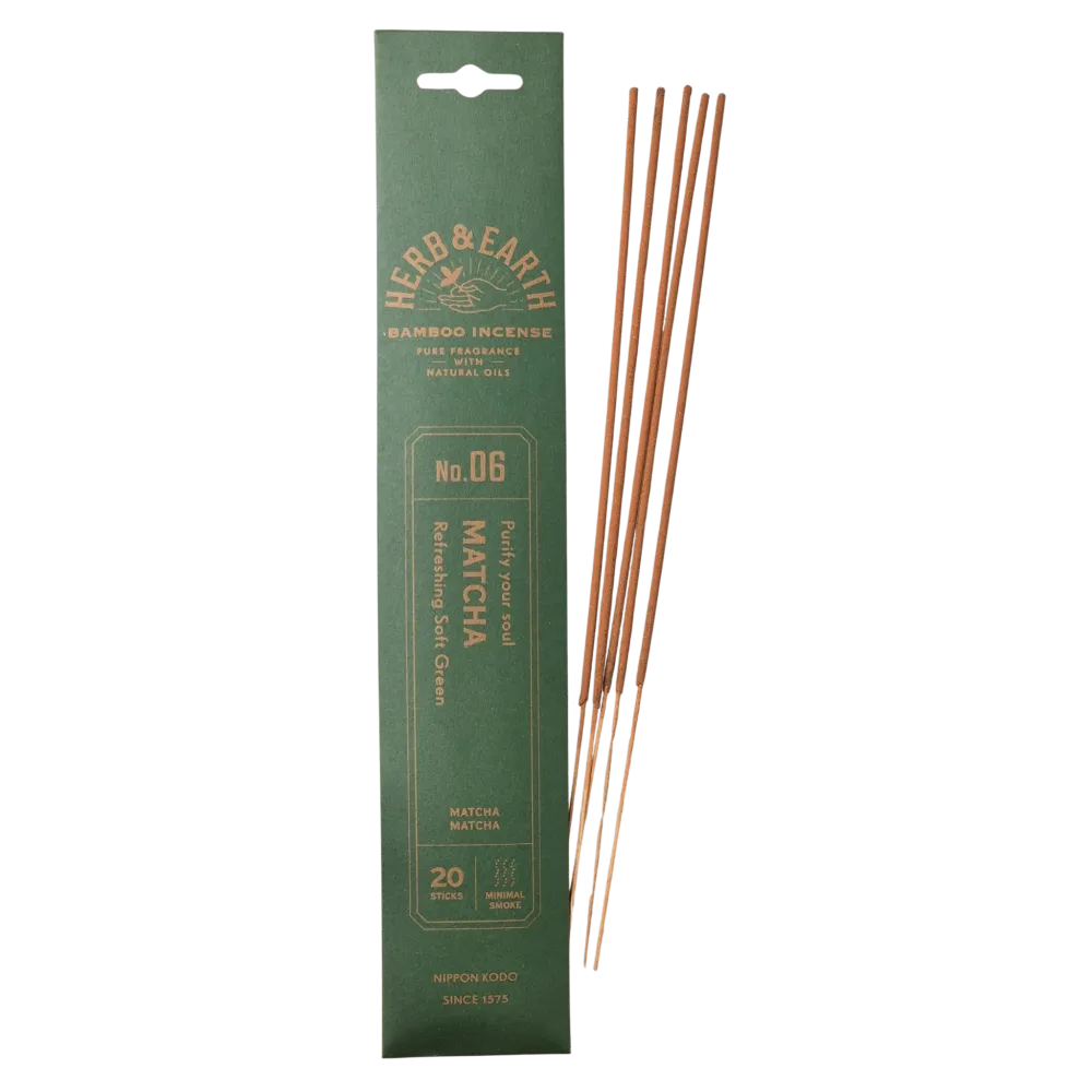 Räucherstäbchen Matcha - Herb & Earth