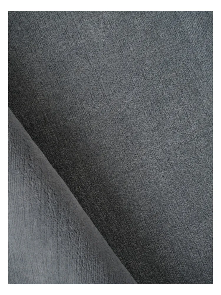 Rundteppich HALO CLOUD - OCEAN grau-blau