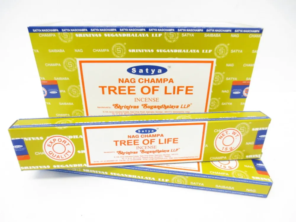 Satya Nag Champa Tree Life (Lebensbaum) - Räucherstäbchen 15 g