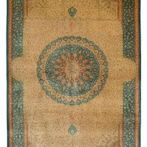 Seidenteppich - Ghom Seide - Premium 188 x 130 cm Teppichbrücke