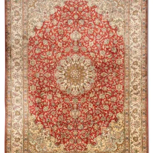 Seidenteppich - Kaschmir Seide 218 x 156 cm Wohnzimmer Teppich