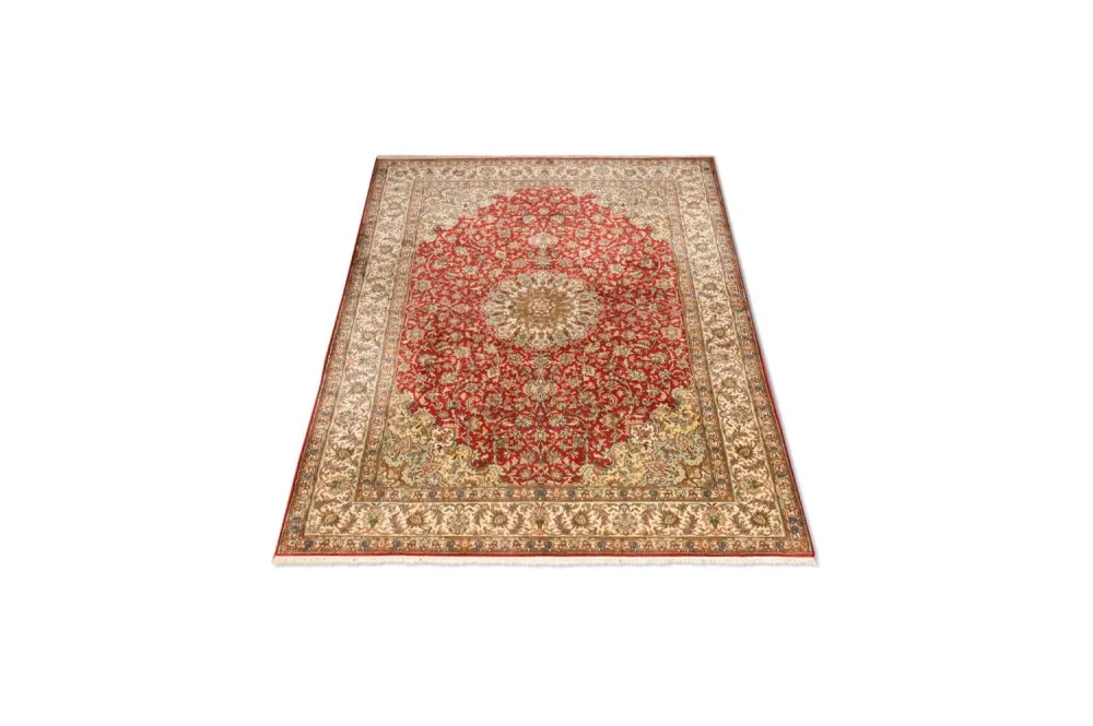 Seidenteppich - Kaschmir Seide 218 x 156 cm Wohnzimmer Teppich
