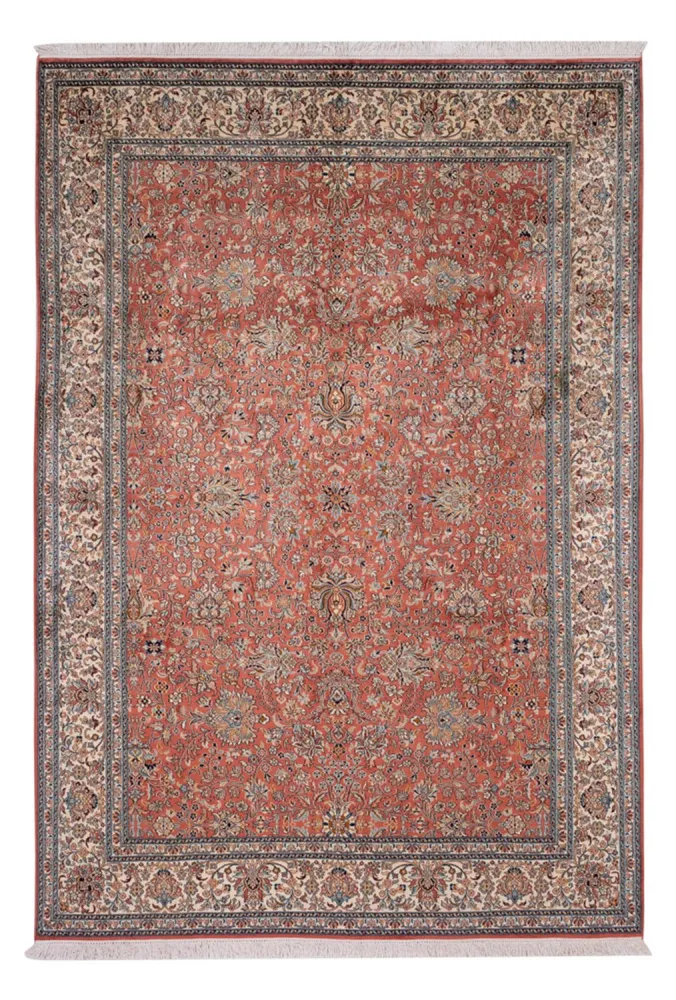 Seidenteppich - Kaschmir Seide - 268 x 184 cm - hellrot