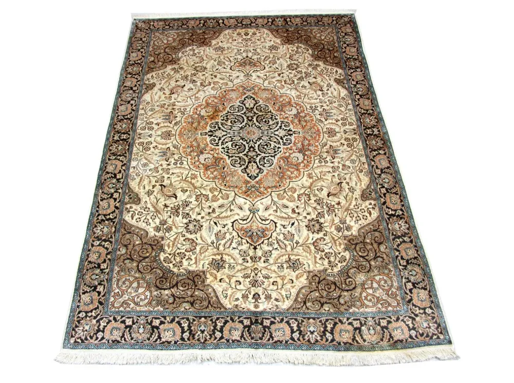 Seidenteppich - Kaschmir Seide 272 x 177 cm Wohnzimmer Teppich