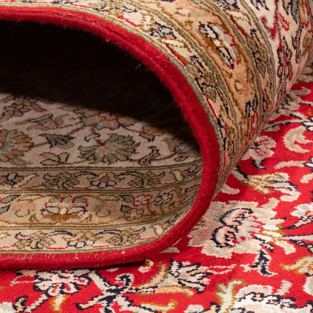 Seidenteppich - Kaschmir Seide - 303 x 220 cm - rot
