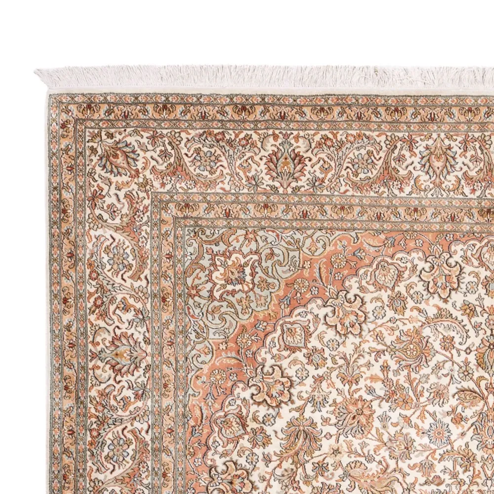 Seidenteppich - Kaschmir Seide - 314 x 219 cm - beige
