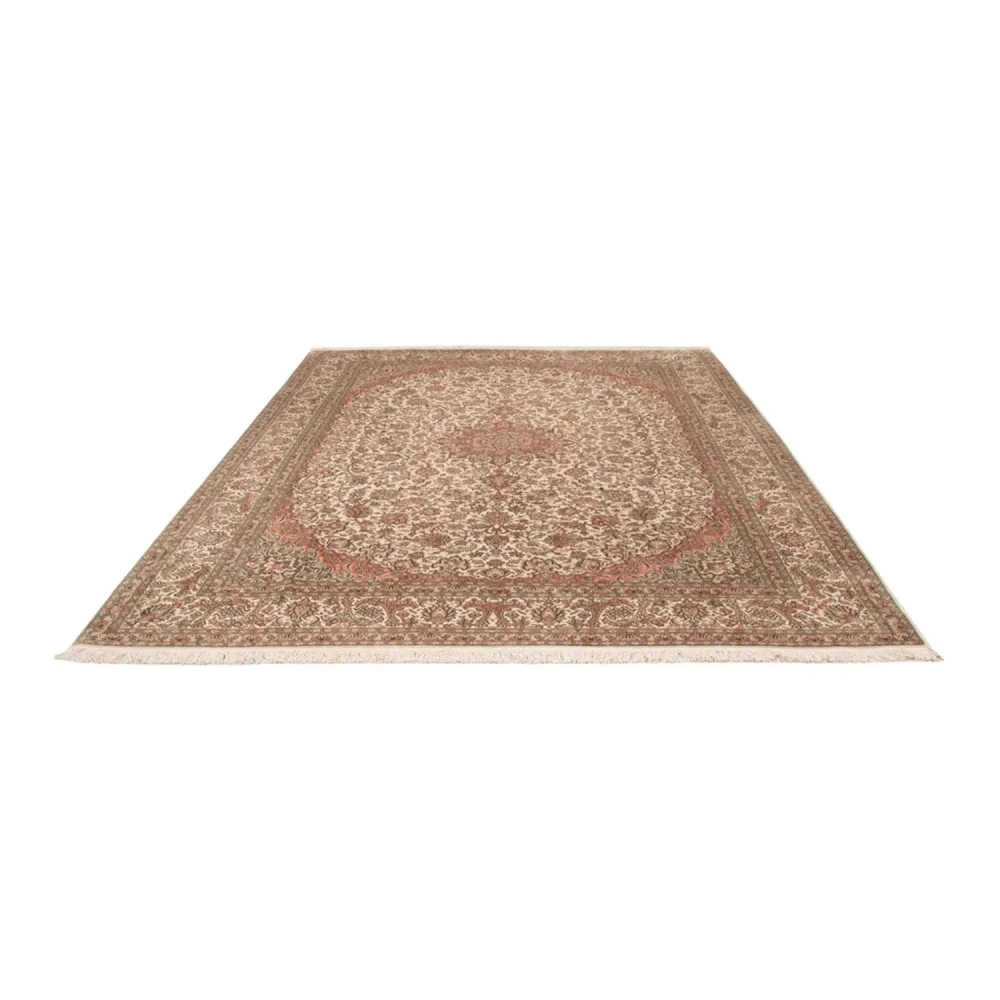 Seidenteppich - Kaschmir Seide - 314 x 219 cm - beige