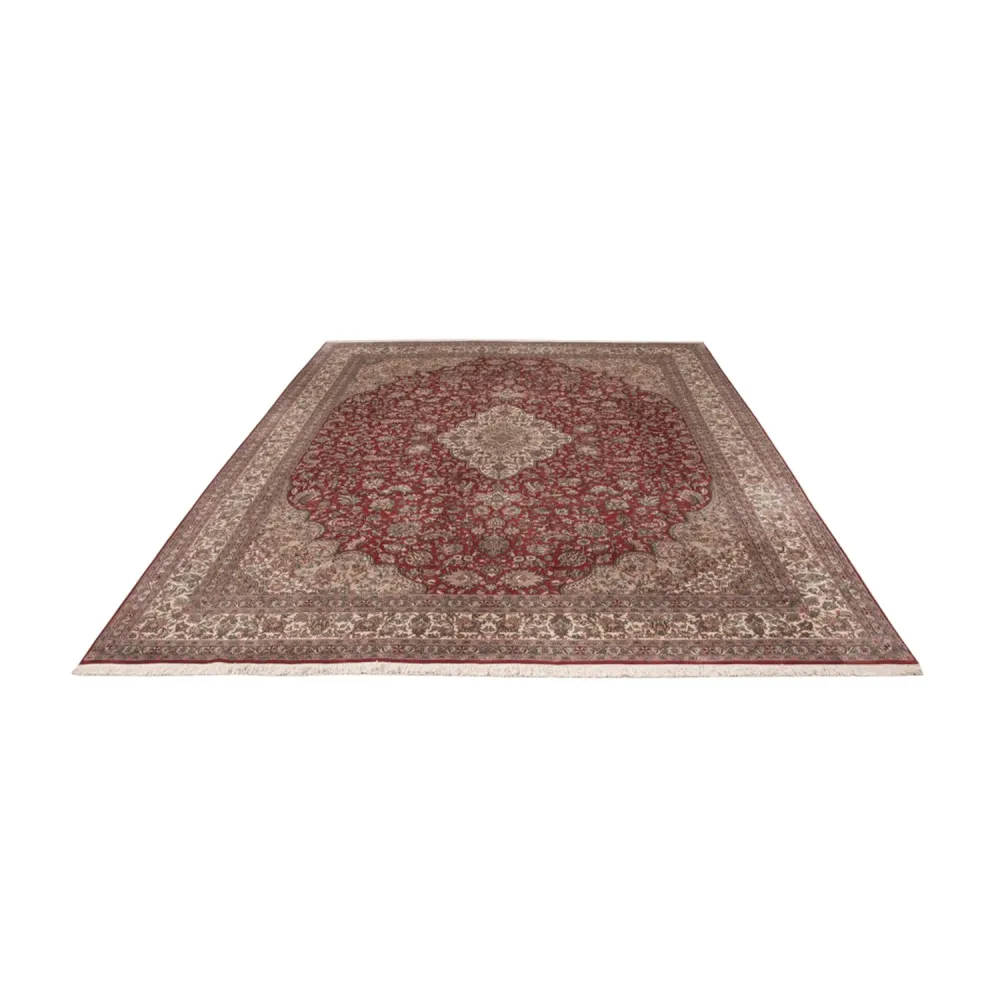 Seidenteppich - Kaschmir Seide - 332 x 245 cm - rot