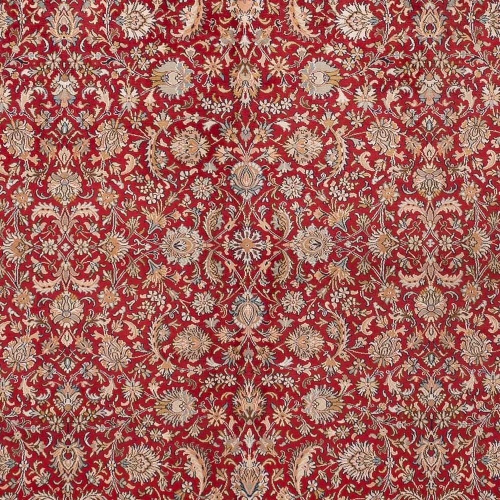 Seidenteppich - Kaschmir Seide - 369 x 279 cm - rot