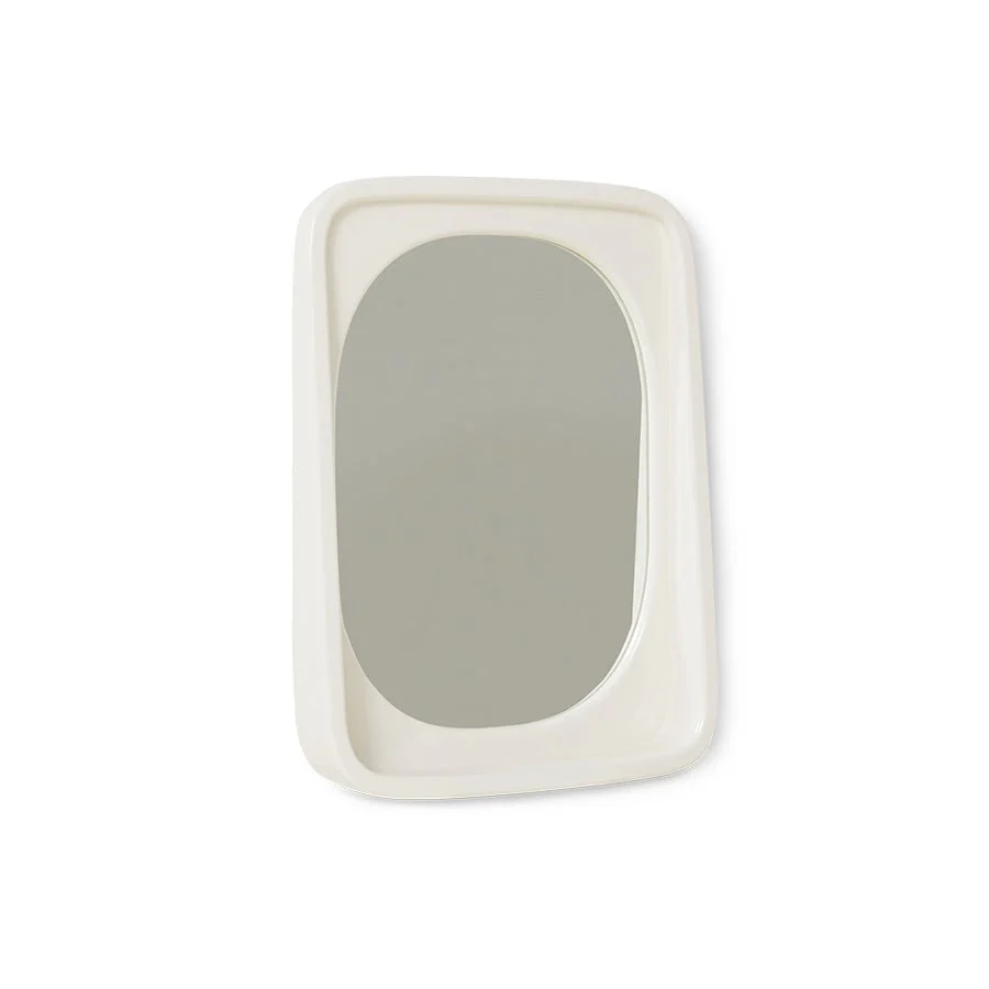 Spiegel Curved Eggshell Glossy - HK Living