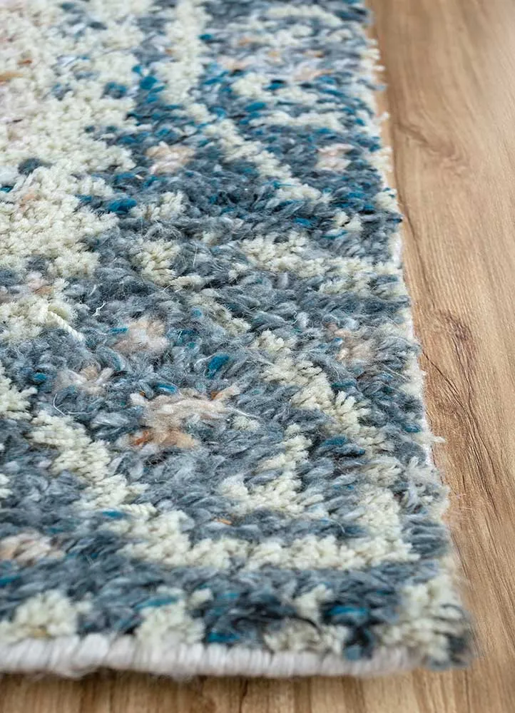 Teppich - 255 x 150 cm - hellblau