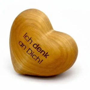 Thankgoods Holzherz Ich denk Dich!