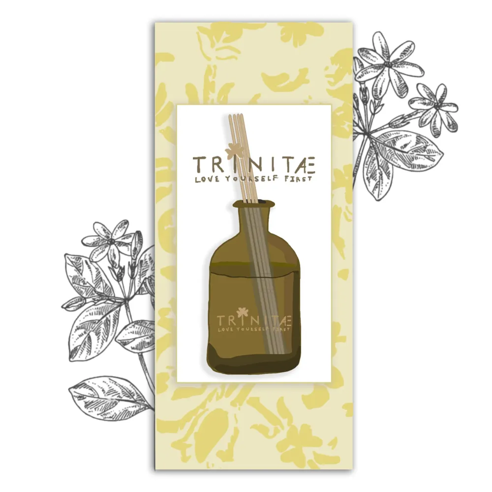 Trinitae Aromatherapie Raumduft Diffuser Set mit reinen ätherischen Ölen - Gardenia
