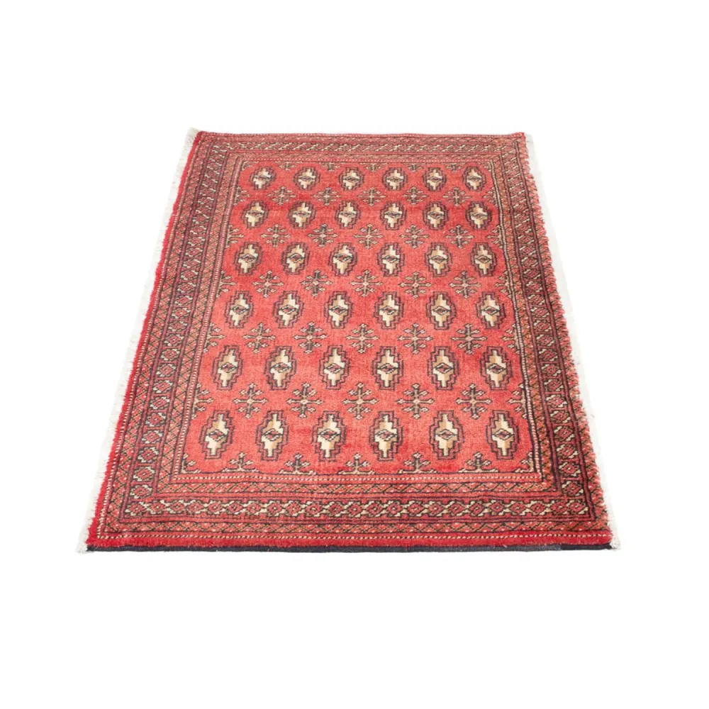 Turkaman Teppich - 100 x 50 cm - hellrot