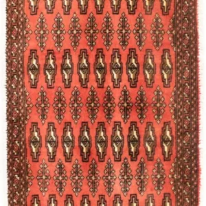 Turkaman Teppich 100 x 50 cm - rost