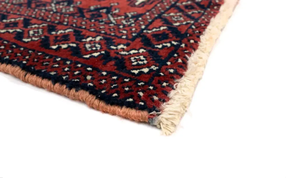Turkaman Teppich 100 x 50 cm - rot