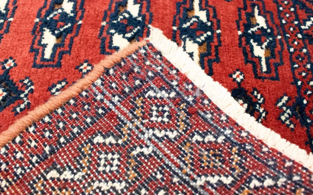 Turkaman Teppich 100 x 50 cm - rot