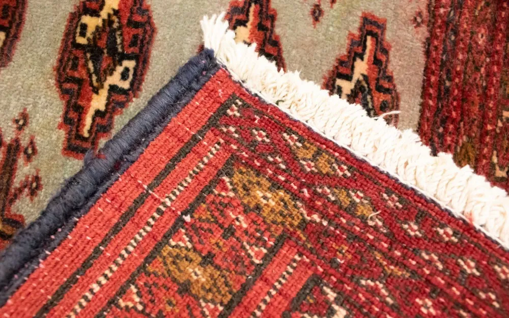 Turkaman Teppich 100 x 50 cm - rot