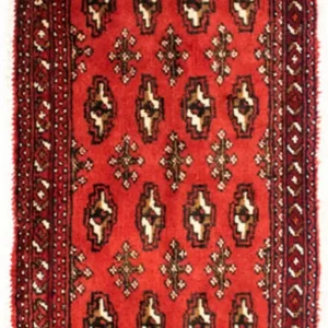 Turkaman Teppich 100 x 50 cm - rot