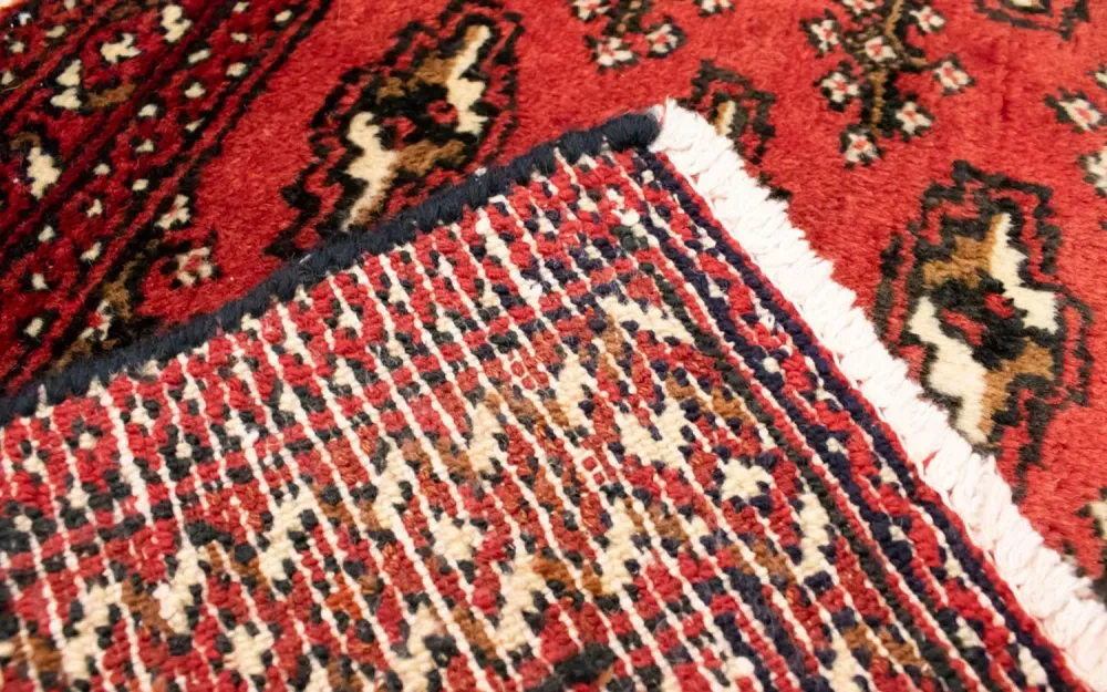 Turkaman Teppich 100 x 50 cm - rot